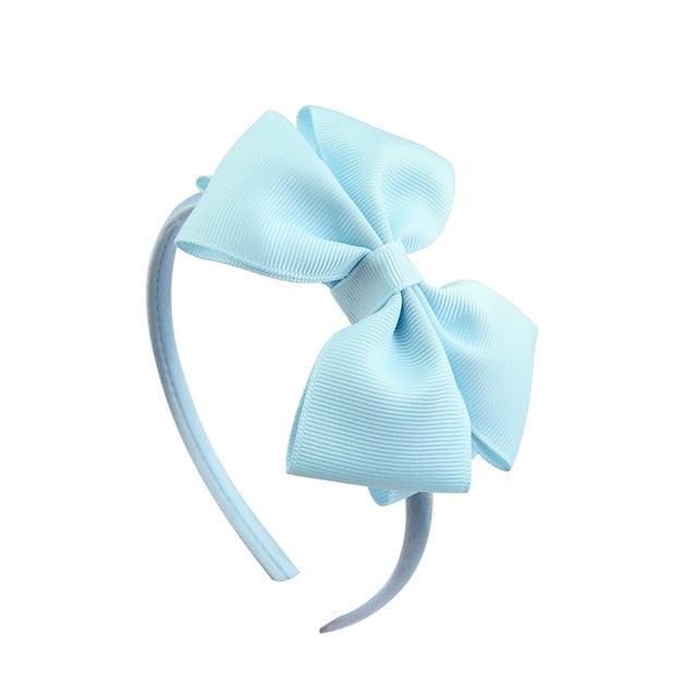 1 Piece 20 colors Cute Bowknot Hair Band For Baby Girls Ribbon Handmade Hair Bows Hairbands Headband Headwear Gorgeous Hair Accessories For Women