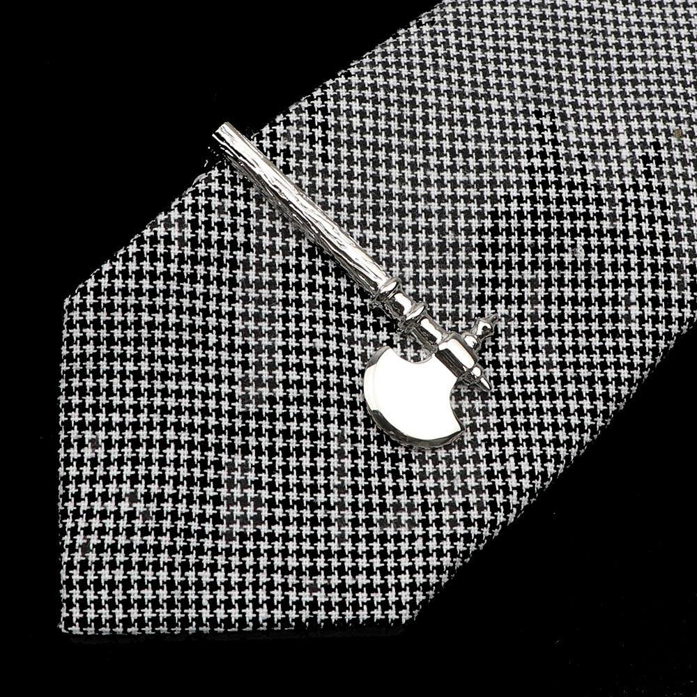 1 Piece Stainless Tie Clips Scissors Owl Shaped Unique Simple Tie Clip For Men Vintage Tie Bar Clip Men's Daily Tie Clip Accessories Stainless Steel Fashion Business Necktie Clips Elegant Mens Gift