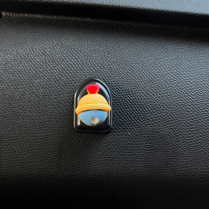 2 Pcs Simple Car Small Hooks Cartoon Decorative Cute Car Dashboard Hook Mini Hanger for Mask Heart Adhesive Hook for Hat Coat Towel Wall Hanging Multi Vehicle Sticky Hooks Durable Holder Automobile Styling Interior Organizer Ornaments Hook