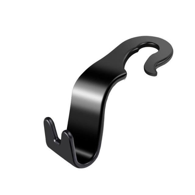 1/2pcs Universal Car Seat Back Hook Bag Hanger Car Accessories Interior Car Vehicle Headrest Hooks  Portable Holder Storage for Car Purse Cloth Decoration Durable Back Seat Hangers with Easy Install Design Portable Organizer Holder for Handbag Purse Cloth
