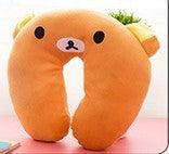 1PC Multi-Color Cartoon U Shaped Neck Pillow Comfortable Travel Pillow Inflatable Pillow Neck Pillow Lightweight Soft Pillows Comfortable Multi-Color Cartoon U Shaped Neck Travel Pillow U Shaped Car Pillow For Office Travel Airplane