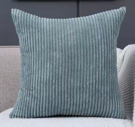 1Pcs Beautiful Color Corduroy Pillow Case Decorative Sofa Cushion Cover Solid Color Corduroy Cushion Cover With Stripe Pattern Home Decor Charming 21 Colors