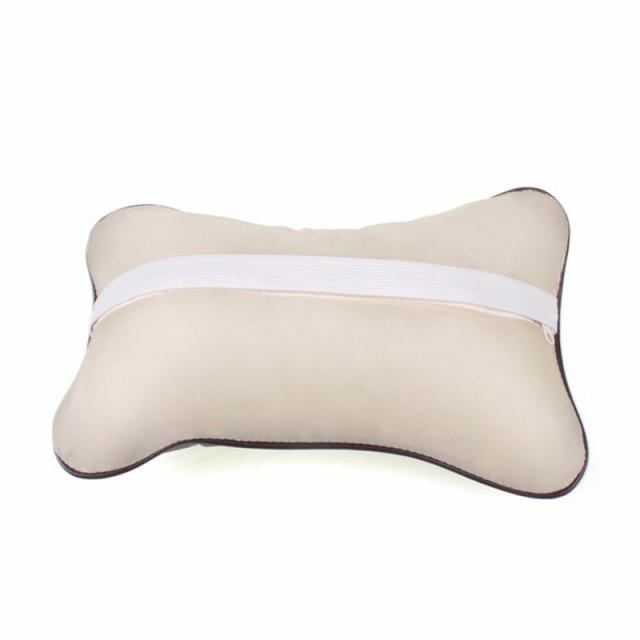 1pcs Universal Car Neck Pillows PVC Leather Breathable Mesh Auto Car Neck Rest Headrest Cushion  Headrest Pillow Pillow Neck Pillows Both Side Pu Leather Pack Headrest Fit for Most Cars Filled Fiber Universal Car Pillow Car Interior Accessories