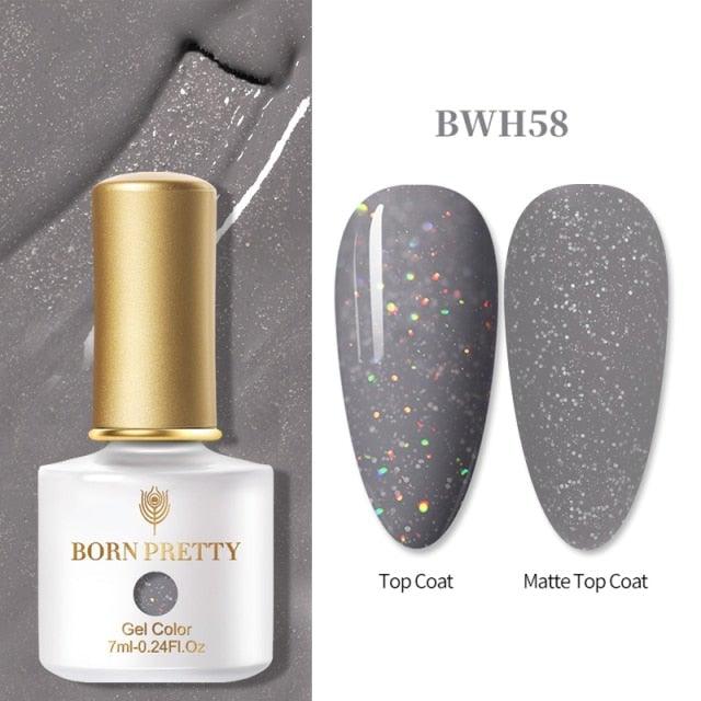 2021 New Womens Colorful Nail Gel Polish Modern Glitter Pink Purple UV Diamond Stylish Design Nail Colors Gel