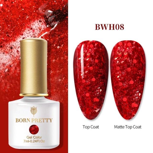 2022 Elegant Pretty Womens Orange 6ml Gel Nail Polish Summer UV LED Stylish Glossy and Matte Professional Home Nail Design For Women