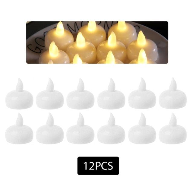 24pcs LED Candle Multicolor Color Lamp Flame Tea Light Heart-Shaped Rocking Tea Candles For Wedding Birthday Party Decoration Multi Color Changing Votive Flameless Candles With Remote And Timer Battery Operated Led Tea Light Candles