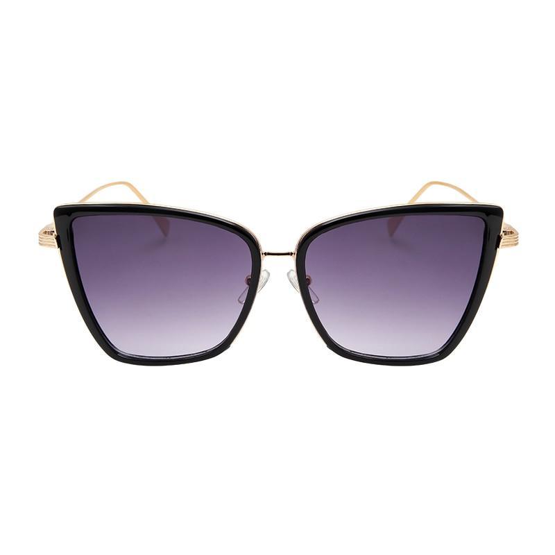 2021 New Cateye Sunglasses for Women In Vintage Metal Glasses Style For Women And Lady With  Mirror Retro  Glasses And UV400 Protection