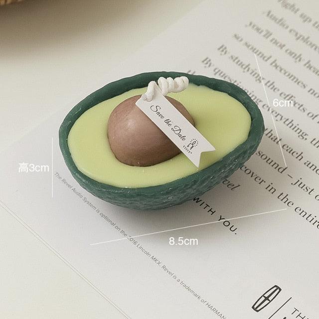 Avocado Candle Paraffin Scented Candles for Birthday Wedding Photography Home Decoration Scented Candles Paraffin Wax Candle