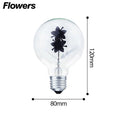 Edison Bulb Indoor Night Light Rose  Flower  Holiday Christmas Wedding Decor Bulbs High Brightness Daylight White Antique LED Filament Bulbs For Home Decor Party