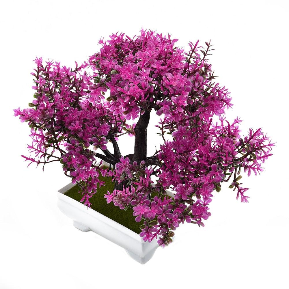 Fake Artificial Pot  Bonsai Potted Simulation Table Ornaments For Garden Party Hotel Office Decor Fake Flowers Arrangements for Home Decoration