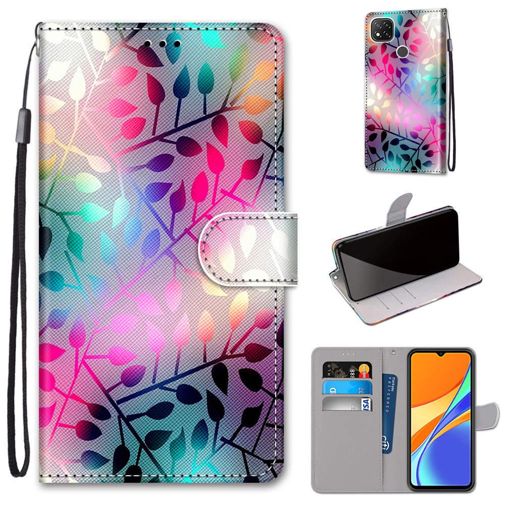 Flip Case For Xiaomi Redmi 9 9A 9C NFC 8 8A Phone Case Leather Silicone Wallet Cover For Redmi Note 8 Pro 9 9S 9 Pro Book Cases  Leather Case Flip Cover PU Wallet Case Kickstand Magnet Closure Card Slot Holder