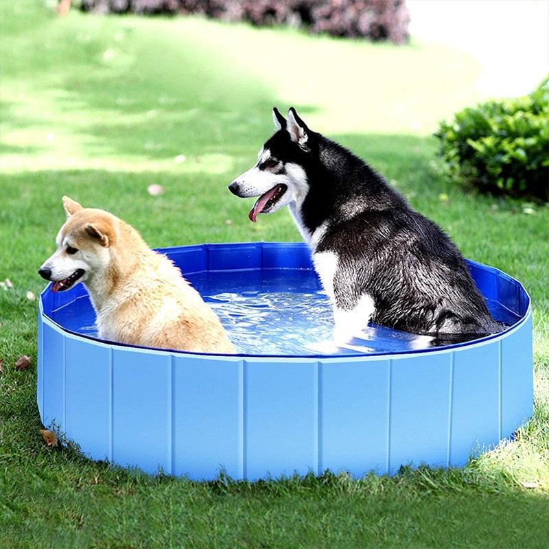 Foldable Pet Bath Pool for Small to Large Sized Dogs Outdoor PVC Swimming Pool Bathing Tub  Pool for Dogs Cats and Kids Water Pond Pool for Dogs Cats and Kids in Summer