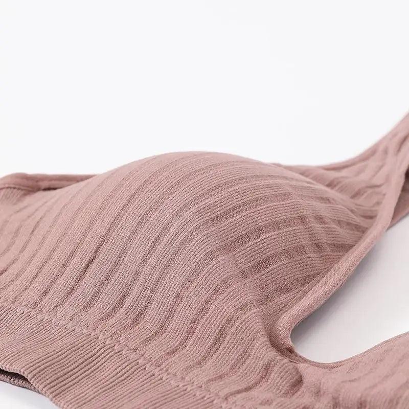 New Comfortable Seamless Sports Bras For Women And Girls Top Female Brassiere Deep V Sexy Women's Underwear Backless