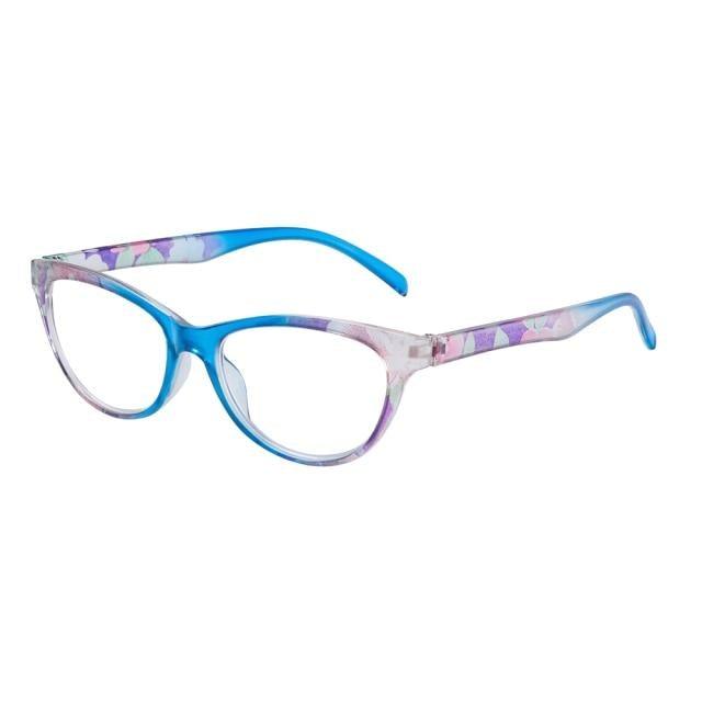 Cat Eye Reading Glasses Women Men Light Weight Presbyopic Reading Glasses Designer Cat Eye Frame Ladies Computer Readers Anti Glare UV Ray Eyeglasses Diopter Presbyopia Eyewear +1.00~+4.0