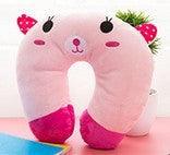 1PC Multi-Color Cartoon U Shaped Neck Pillow Comfortable Travel Pillow Inflatable Pillow Neck Pillow Lightweight Soft Pillows Comfortable Multi-Color Cartoon U Shaped Neck Travel Pillow U Shaped Car Pillow For Office Travel Airplane